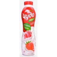 Йогурт Чудо Клубничное мороженое питьевой 2,5% 540г Image - 2
