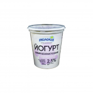 Йогурт Молокія густой белый безлактозный 2.5% 330г Image - 1