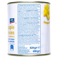 Ананас Aro кусочки в легком сиропе 820г Image - 2