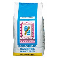 Мука Киевмлын пшеничная высшего сорта 5кг Image - 1
