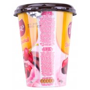 Десерт Дольче Вишня с шоколадом творожный 3.4% 400г Image - 3