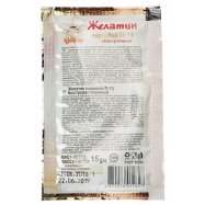 Желатин Добрик пищевой быстрорастворимый 15г Image - 3