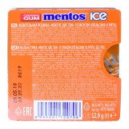 Жевательная резинка Mentos Ice вкус апельсина и мяты 12,9г Image - 2