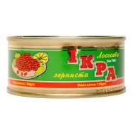 Икра лососевая зернистая второй сорт 120г Image - 1