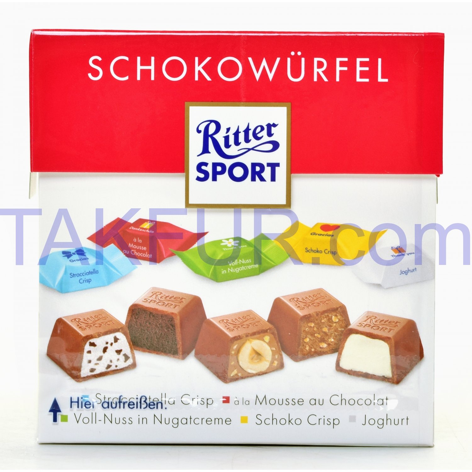Конфеты Ritter Sport Schokowürfel Dankeschön! шоколадн 176г купить ...