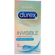 Презервативы Durex Invisible Ультратонк д/чрез чувствит 12шт Image - 1