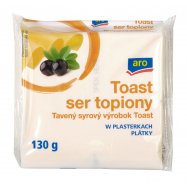 Сыр Aro Тост плавленый ломтики 36,2% 130г Image - 1