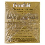 Чай Greenfield Premium Assam черный мелкий 2г*25шт 50г Image - 5