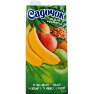 Нектар Садочок Мультифруктовый витаминизированный 0,95л Image - 1