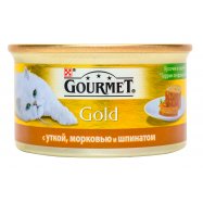 Корм д/кошек Purina Gourmet Gold утка морковью и шпинат 85г Image - 1