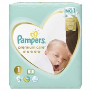 Подгузники Pampers Premium Care Newborn 1 д/детей 2-5кг 78шт Image - 2