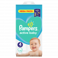 Подгузники Pampers Active Baby Maxi детские 9-14кг 132шт Image - 1