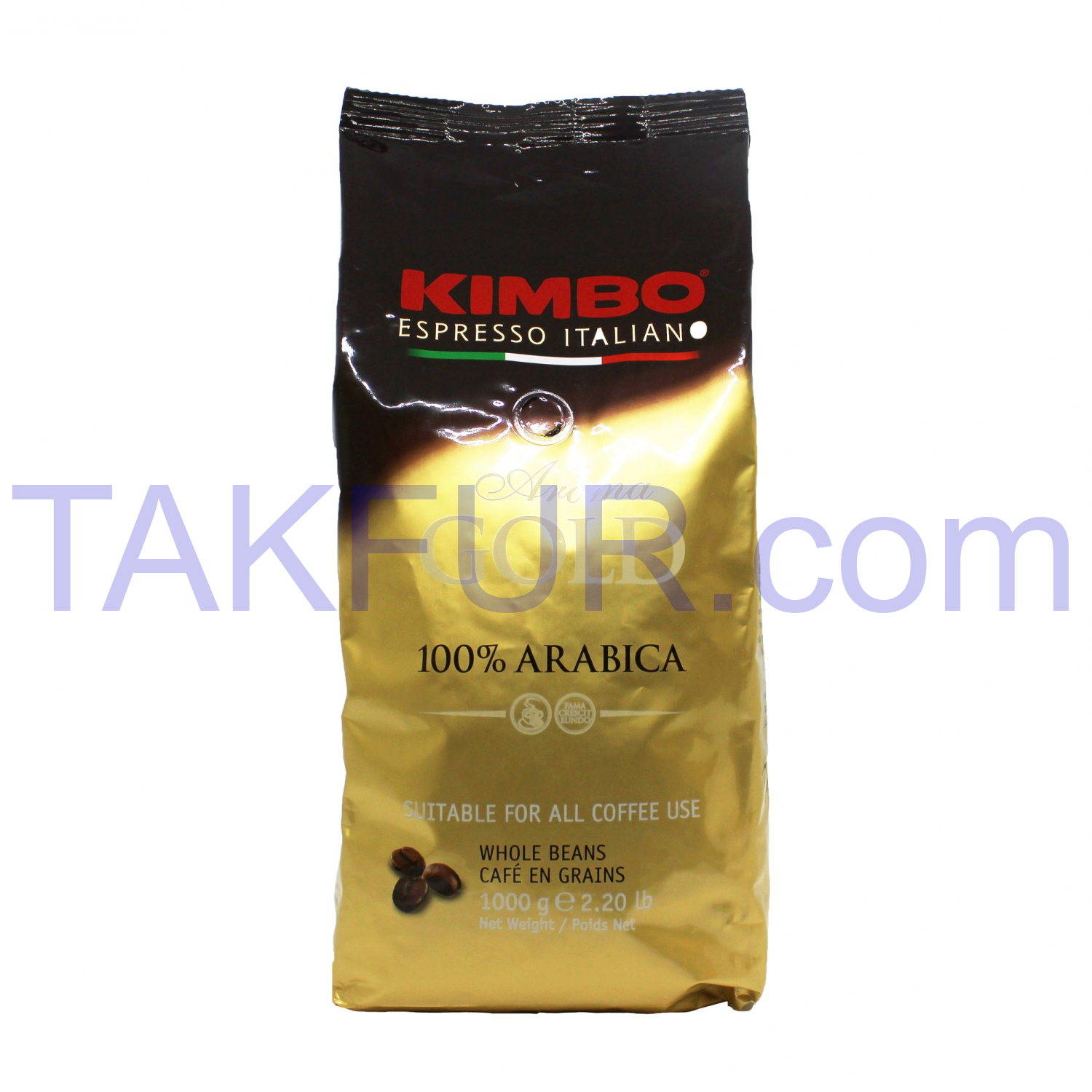 Кофе Kimbo Aroma Gold жареный в зернах 1000г купить онлайн с доставкой ...
