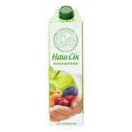 Сок Наш Сік Мультивитамин с мякотью 0,95л Image - 1