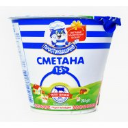 Сметана Простоквашино 15% 205г Image - 4