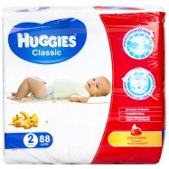 Подгузники Huggies Classic 2 размер для детей 3-6кг 88шт Image - 14