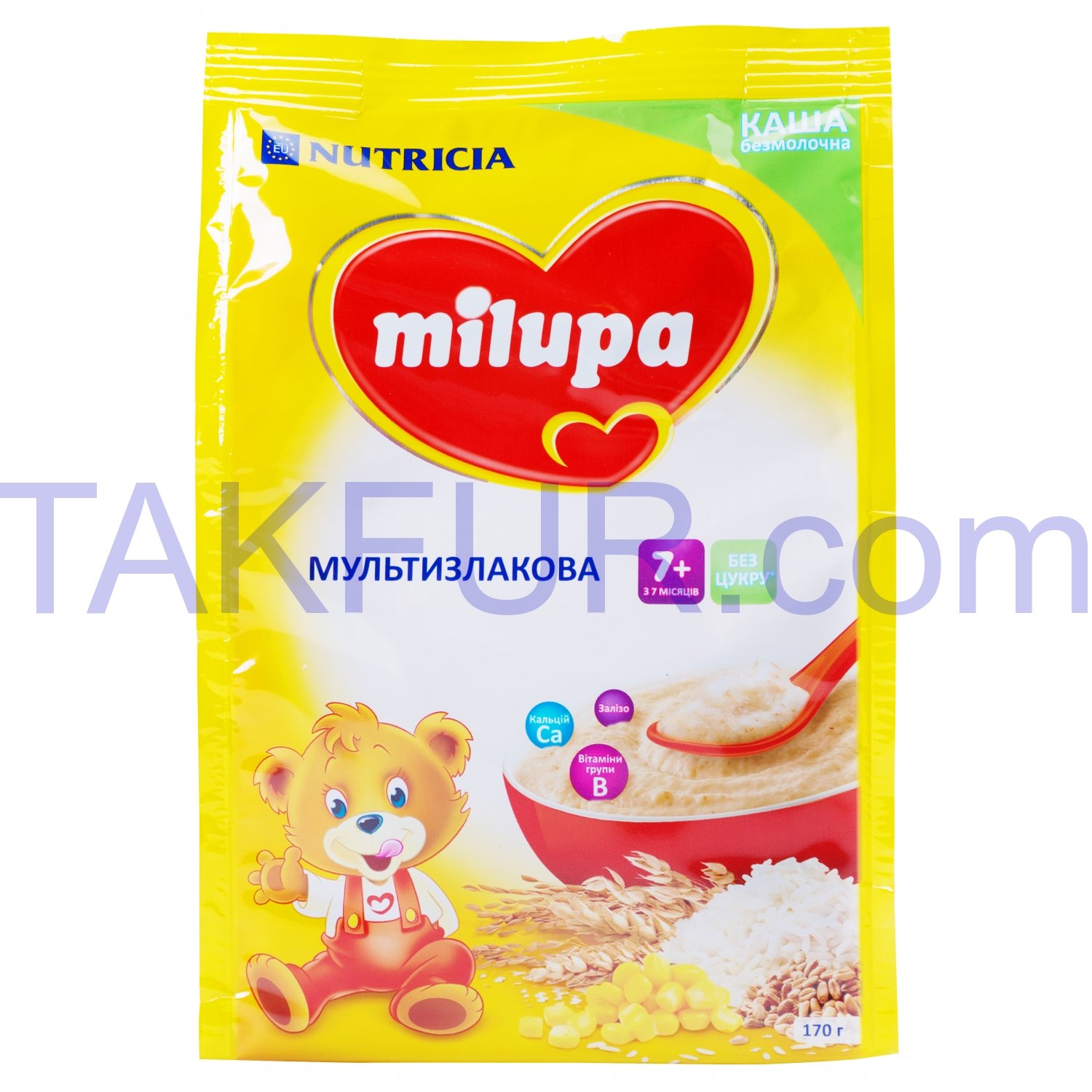 Каша безмолочная Milupa сухая мультизлаковая от 7мес 170г купить онлайн ...