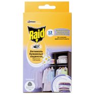 Средство Raid Антимоль инсектицидный бумажные подвески 12шт Image - 1