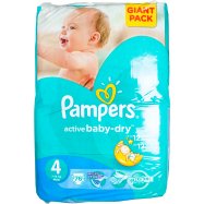 Подгузники Pampers Active Baby-Dry 4 для детей 8-14кг 76шт Image - 1