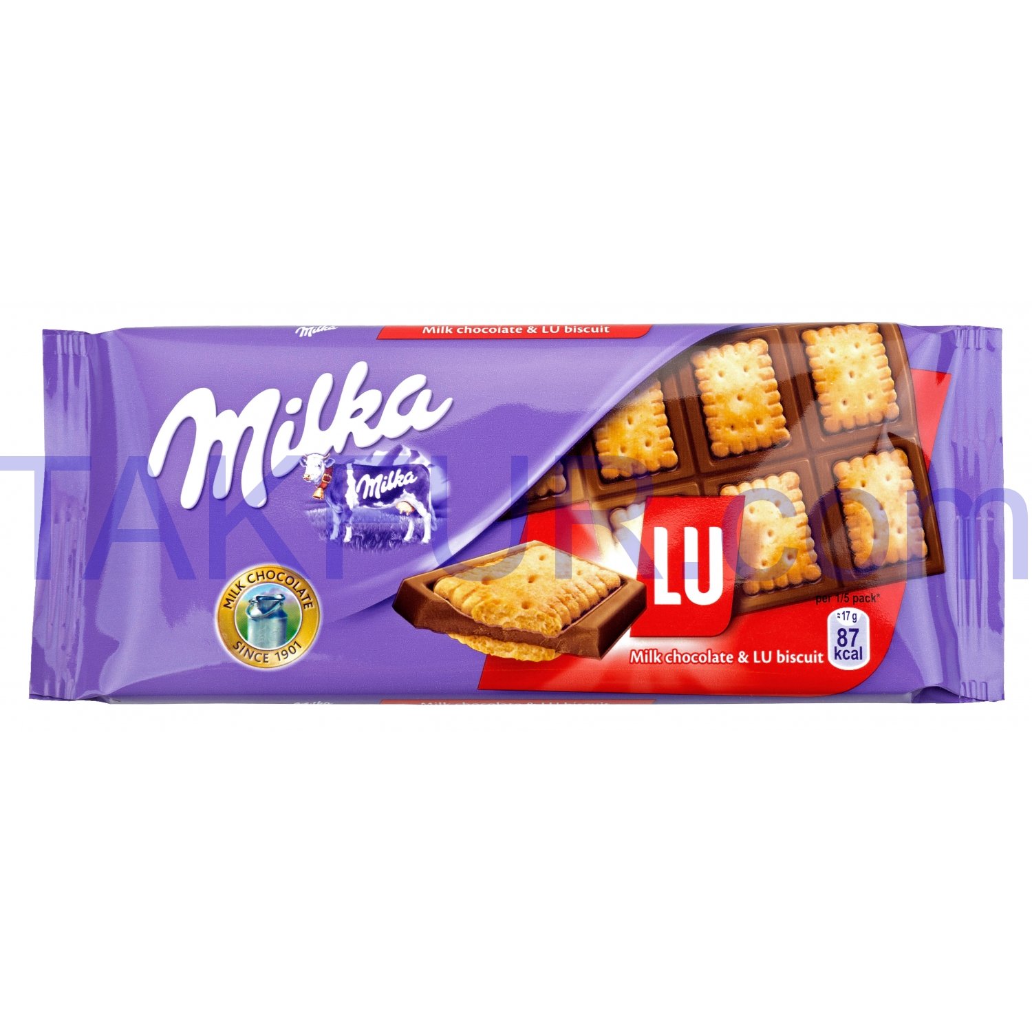 Шоколад Milka молочный с печеньем LU 87г купить онлайн с доставкой в ...