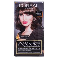 Крем-краска L`Oreal Paris Rec Pref 4.15 Каракас Тем кашт 1шт Image - 1
