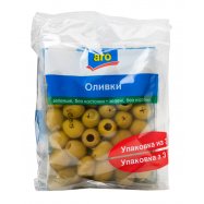 Оливки Aro зеленые без кост консервированные 160г*3шт 480г Image - 4