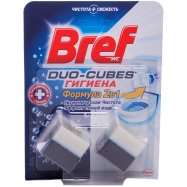 Кубики д/бачк Duo-Cubes Гигиен Bref 100г Image - 3