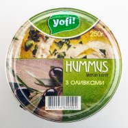 Хумус Yofi с оливками закуска из нута 250г Image - 2