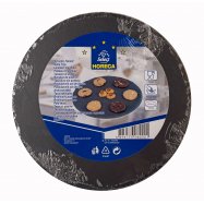 Поднос Horeca Secect круглый сланцевый 25см Image - 1