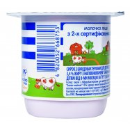 Творожок Простоквашино Для малышей Банан-малина 3,4% 100г Image - 3