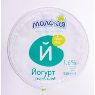 Йогурт Молокія Белый густой 1,6% 330г Image - 5