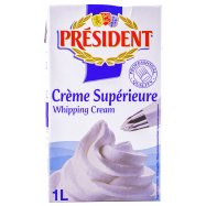 Сливки President ультрапастеризованные 35,1% 1л Image - 1