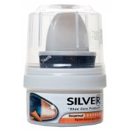 Крем-блеск для обуви Silver бесцветный 50мл Image - 1