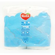Бумага туалетная Ruta Pure white premium трехслойная 16шт Image - 4