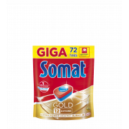 Таблетки для посудомоечной машины Somat Gold 72шт 1382,4г Image - 1