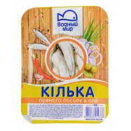 Килька Водный Мир пряного посола в масле 180г Image - 1