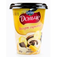 Десерт Дольче Банан с шоколадом творожный 3.4% 400г Image - 3