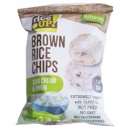 Чипсы Rice Up! рисовые с ароматом сметаны и зелен лука 60г Image - 1