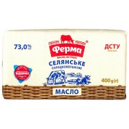 ФЕРМА МАСЛО СЕЛЯНСЬКЕ 73% 400Г Image - 1