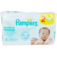 Влаж салфет Pampers Sensitive дет 2*56шт Image - 1