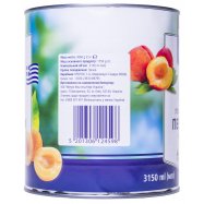 Персики Metro Chef половинками без косточек в сиропе 3150мл Image - 3