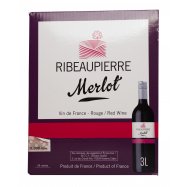 Вино Ribeaupierre Мерло виноградное сухое красное натур 3л Image - 3