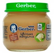 Пюре Gerber Цветная капуста для детей с 6 месяцев 80г Image - 1