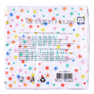 Салфетки Tarrington House Birthday`s stars декор 3 слоя 18шт Image - 2
