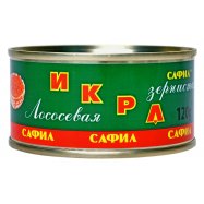 Икра лососевая Сафил зернистая соленая 120г Image - 1