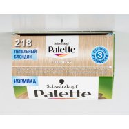Крем-краска для волос Palette 218 Пепельный блондин 1шт Image - 3