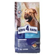 Корм д/собак всех пород Club 4 Paws Прем Ягнен/рис сухой 2кг Image - 1