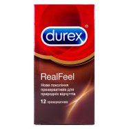 Презервативы Durex RealFeel из латекса с силик смазкой 12шт Image - 1