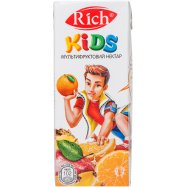Нектар Rich Kids Мультифрукт неосветл купаж в карт упак 0,2л Image - 8
