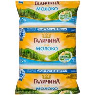 Молоко Галичина питьевое ультрапастеризованное 1% 900г Image - 1